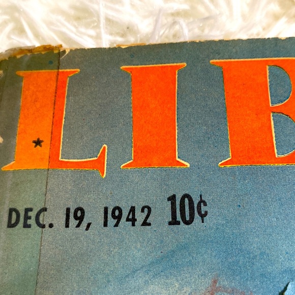 GERRYMANDERING LIBERTY MAGAZINE December 1942 World War 2 Christmas Vintage GUC - Picture 4 of 13